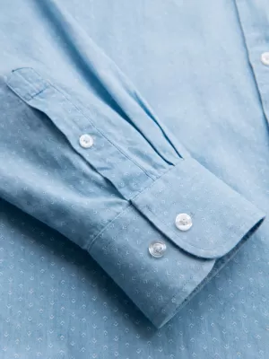 Pánská košile OMBRE OM-SHDS-0179 LIGHT BLUE