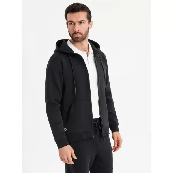  Pánská mikina OMBRE OM-SSZP-0213 BLACK 