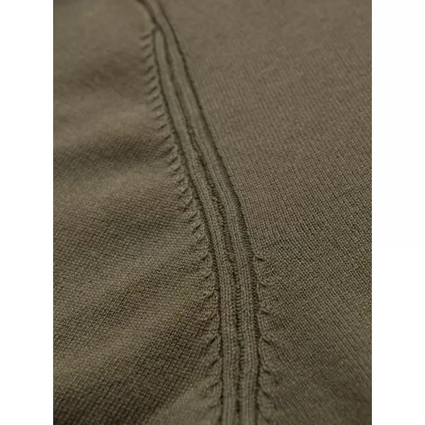  Pánský svetr OMBRE OM-SWZS-0124 OLIVE 