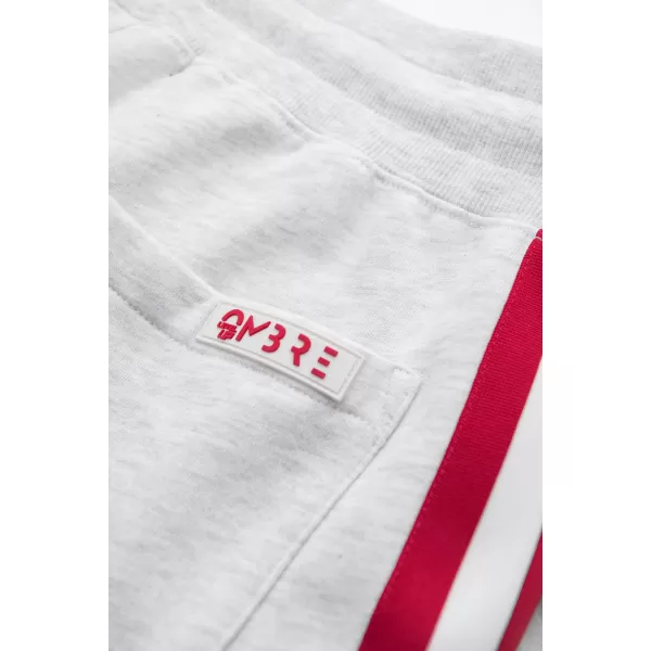  Pánské tepláky OMBRE OM-PASK-0258 GREY MELANGE 