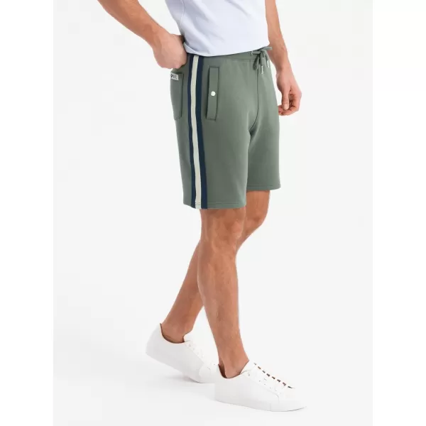  Pánské kraťasy OMBRE OM-SRSK-0156 OLIVE 