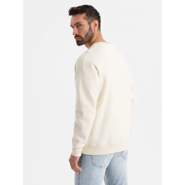  Pánská mikina OMBRE OU-SNBC-0104 CREAM 