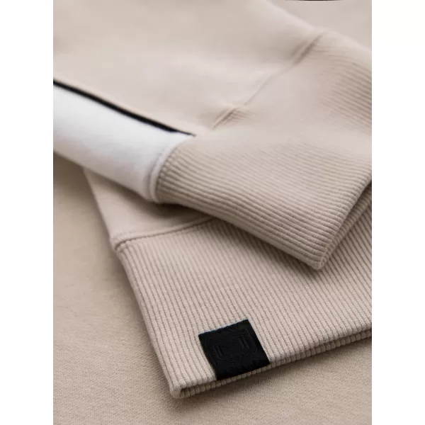  Pánská mikina OMBRE OM-SSNZ-0225 BEIGE 
