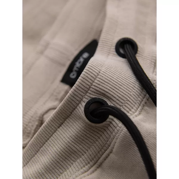  Pánské kraťasy OMBRE OM-SRSK-0182 BEIGE 