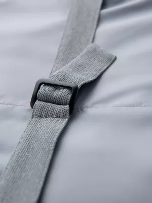 Pánská vesta OMBRE OM-BLZV-0146 GREY MELANGE