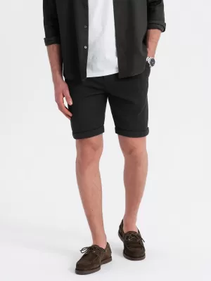 Pánské kraťasy OMBRE OM-SRCS-0170 BLACK