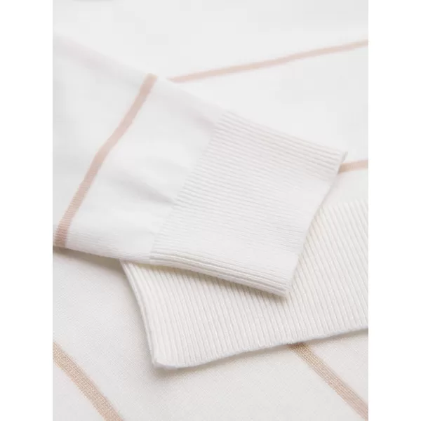  Pánské triko s límečkem OMBRE OM-POLS-0146 WHITE AND BEIGE 