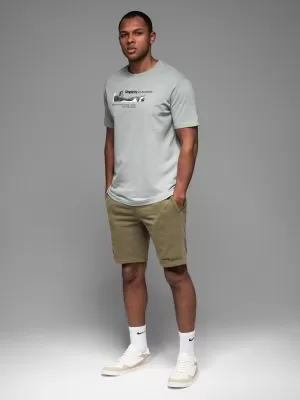 Pánské kraťasy OMBRE OM-SRSK-0138 OLIVE