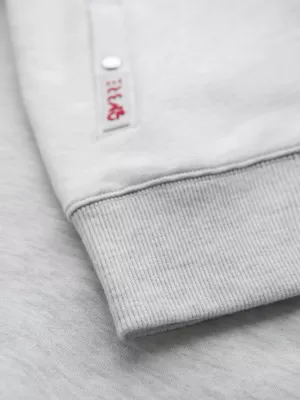 Pánská mikina OMBRE OM-SSZP-0219 GREY MELANGE
