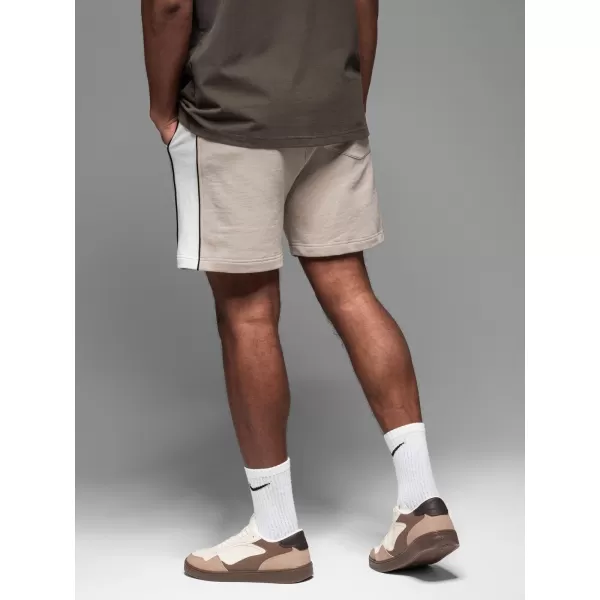  Pánské kraťasy OMBRE OM-SRSK-0182 BEIGE 
