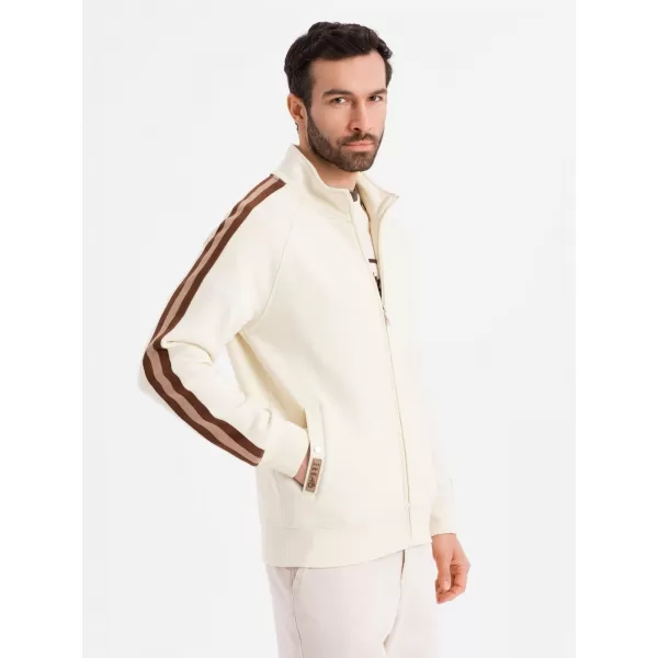  Pánská mikina OMBRE OM-SSZP-0219 CREAM 