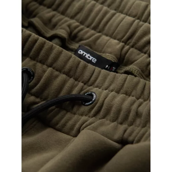  Pánské kraťasy OMBRE OM-SRSK-0138 OLIVE 