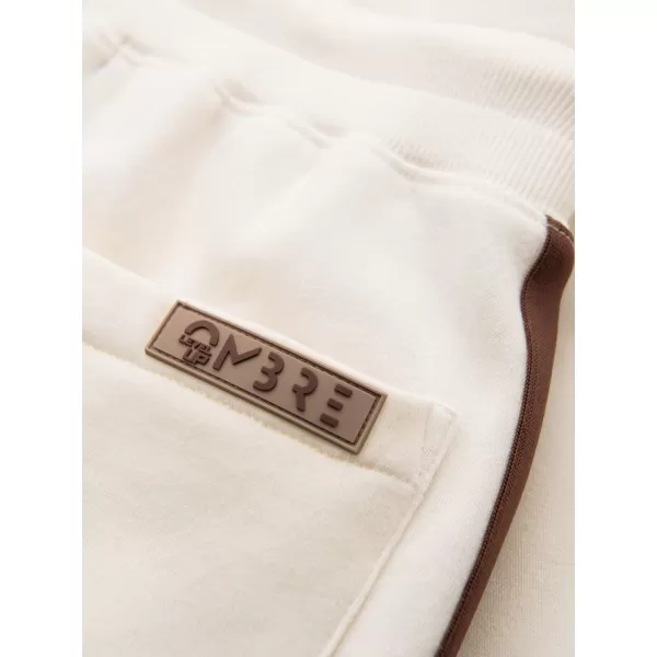  Pánské tepláky OMBRE OM-PASK-0258 CREAM 