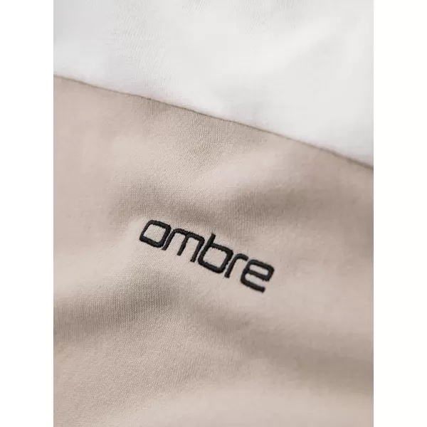  Pánská mikina OMBRE OM-SSNZ-0225 WHITE 