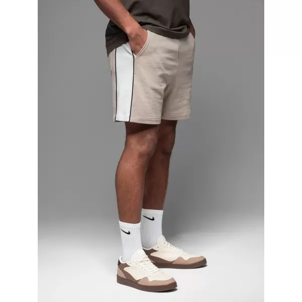  Pánské kraťasy OMBRE OM-SRSK-0182 BEIGE 