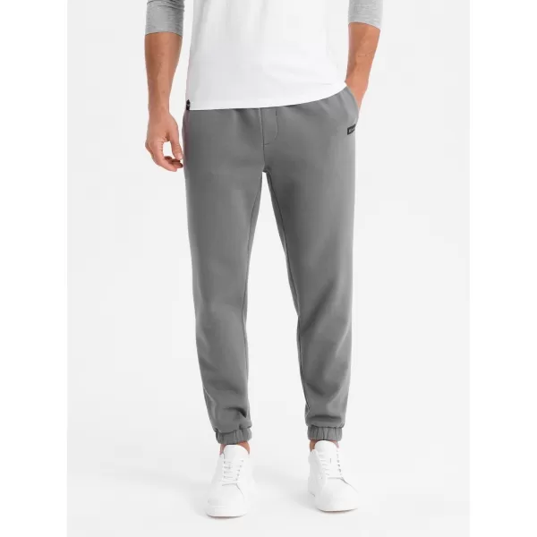  Pánské tepláky OMBRE OU-PSBC-0100 GREY 
