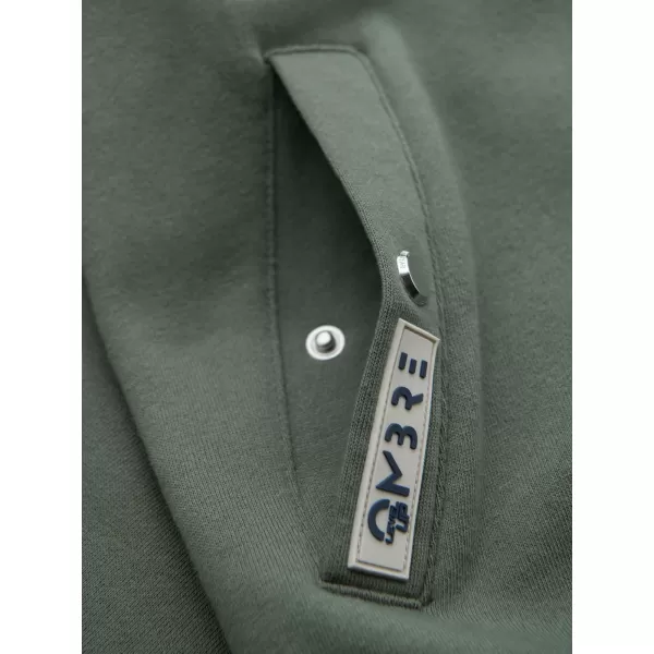  Pánská mikina OMBRE OM-SSZP-0219 OLIVE 