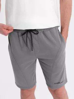Pánské kraťasy OMBRE OM-SRSK-0138 GREY