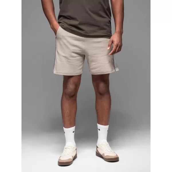  Pánské kraťasy OMBRE OM-SRSK-0182 BEIGE 