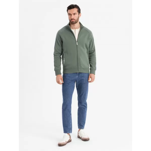  Pánská mikina OMBRE OM-SSZP-0219 OLIVE 