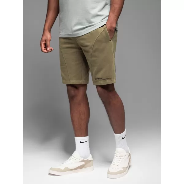  Pánské kraťasy OMBRE OM-SRSK-0138 OLIVE 