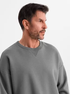 Pánská mikina OMBRE OU-SNBC-0104 GREY