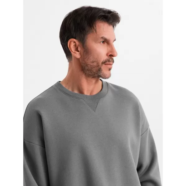  Pánská mikina OMBRE OU-SNBC-0104 GREY 