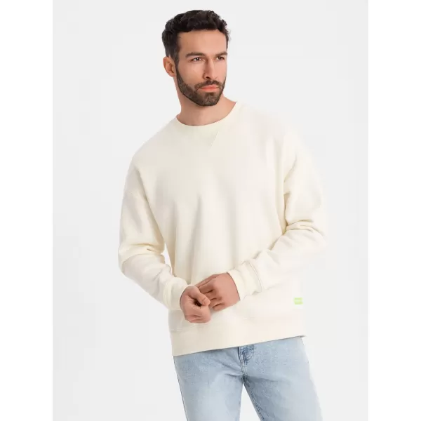  Pánská mikina OMBRE OU-SNBC-0104 CREAM 