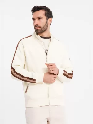 Pánská mikina OMBRE OM-SSZP-0219 CREAM