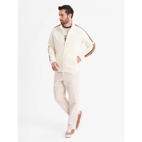  Pánská mikina OMBRE OM-SSZP-0219 CREAM 