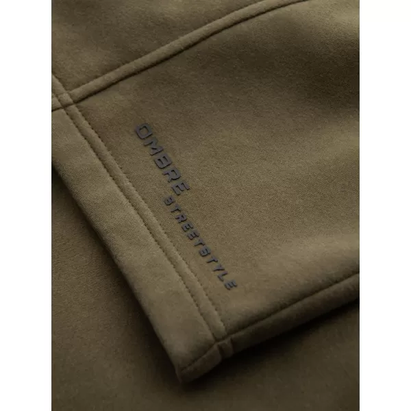  Pánské kraťasy OMBRE OM-SRSK-0138 OLIVE 