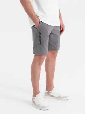 Pánské kraťasy OMBRE OM-SRSK-0138 GREY