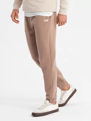 Pánské tepláky OMBRE OU-PSBC-0100 BROWN