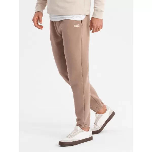  Pánské tepláky OMBRE OU-PSBC-0100 BROWN 