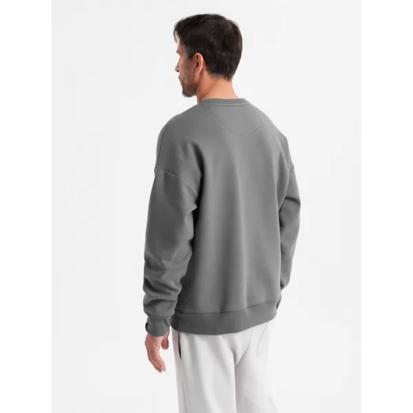  Pánská mikina OMBRE OU-SNBC-0104 GREY 