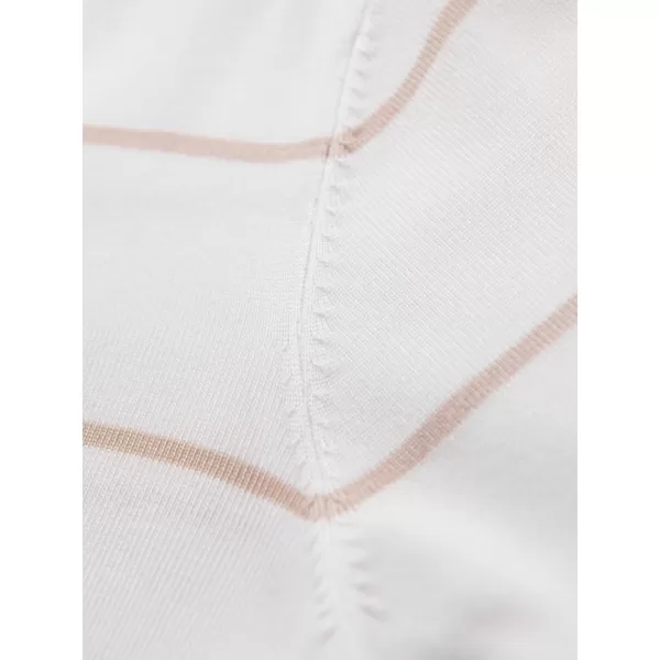  Pánské triko s límečkem OMBRE OM-POLS-0146 WHITE AND BEIGE 