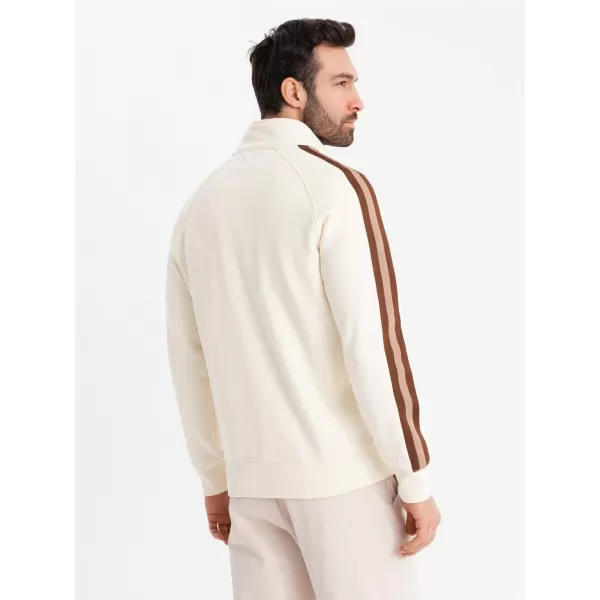  Pánská mikina OMBRE OM-SSZP-0219 CREAM 