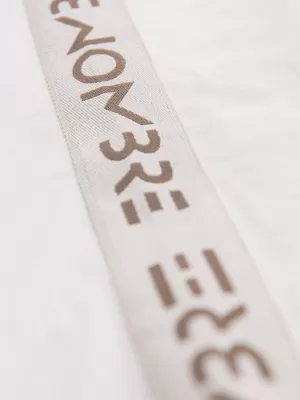 Pánské triko OMBRE OM-LSCL-0127 BROKEN WHITE