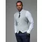 Pánská vesta OMBRE OM-BLZV-0146 GREY MELANGE