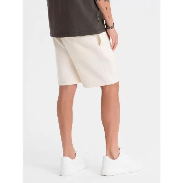  Pánské kraťasy OMBRE OU-SRBC-0101 CREAM 