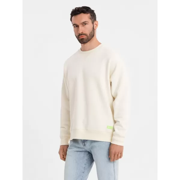  Pánská mikina OMBRE OU-SNBC-0104 CREAM 