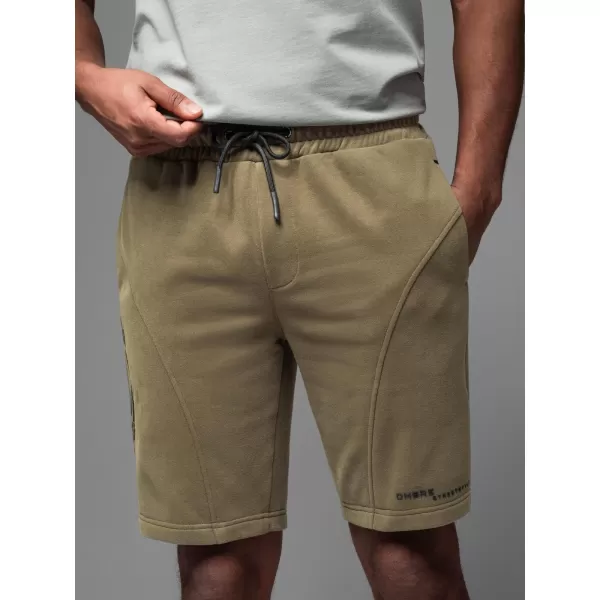  Pánské kraťasy OMBRE OM-SRSK-0138 OLIVE 