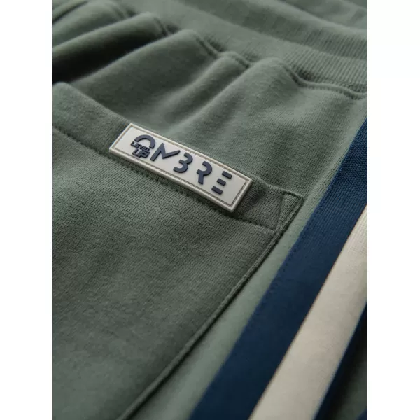  Pánské tepláky OMBRE OM-PASK-0258 OLIVE 
