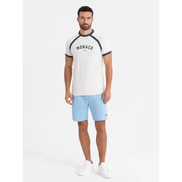  Pánské kraťasy OMBRE OU-SRBC-0101 BLUE 