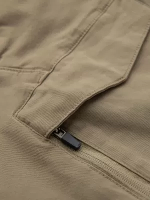 Pánské kraťasy OMBRE OM-SRCG-0194 LIGHT OLIVE