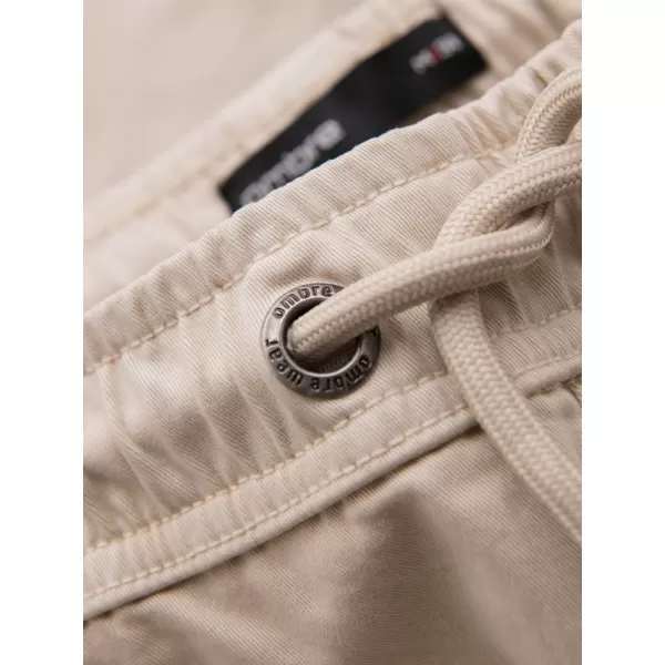  Pánské kraťasy OMBRE OM-SRCG-0194 CREAM 
