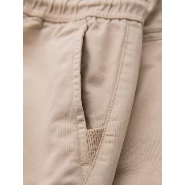  Pánské kraťasy OMBRE OM-SRCG-0190 BEIGE 