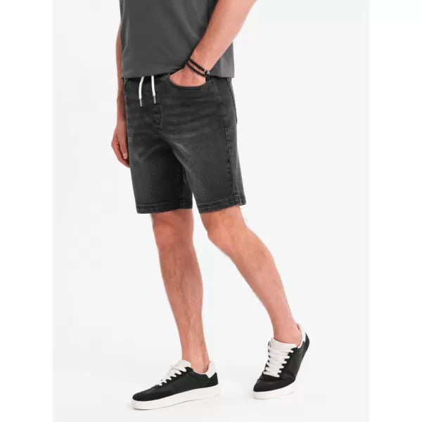  Pánské kraťasy OMBRE OM-SRDS-0192 BLACK 