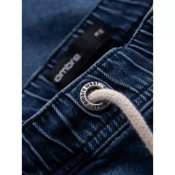  Pánské kraťasy OMBRE OM-SRDS-0192 BLUE 