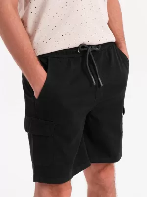 Pánské kraťasy OMBRE OM-SRCG-0190 BLACK